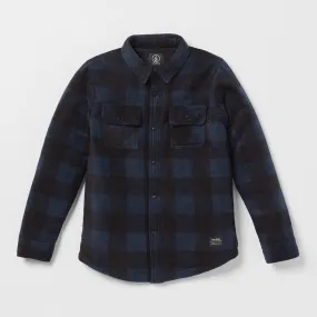 VOLCOM Kids Bowered Long Sleeve Fleece - Navy
