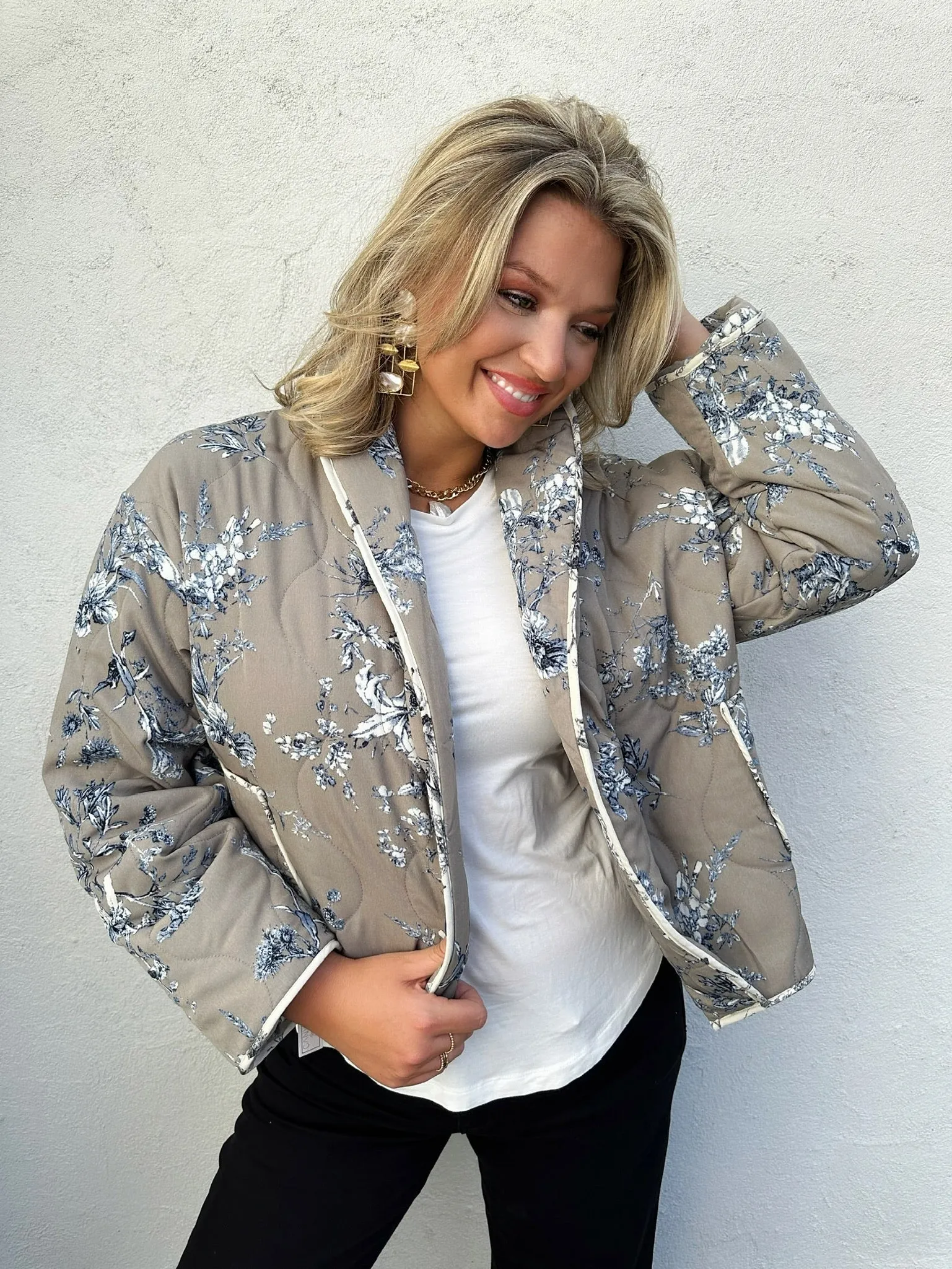 willow quilted jacket