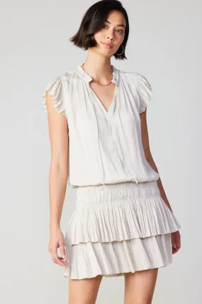ZOEY PLEATED SKIRT MINI DRESS